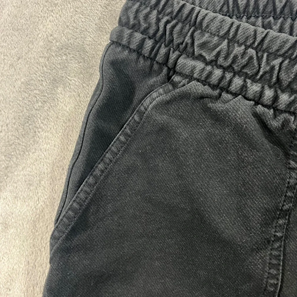 UNIQLO Utility Pants Mens Small Black Cotton Stretch Carpenter Fatigue